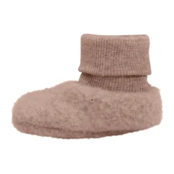 Sale Uld Fleece Footies - Mahogany rose Overtræksfutter|Uldhuer, Uldvanter & Uldfutter