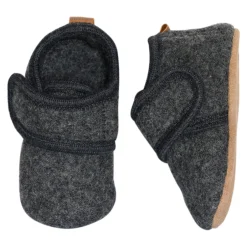 Discount Uld hjemmesko - Antracite Uld Hjemmesko