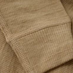 New Uld leggings - solid - Light Camel Melange Uldunderdele|Leggings