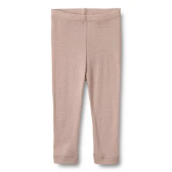 New Uld Leggings Agi - Dry Rose Uldunderdele|Leggings