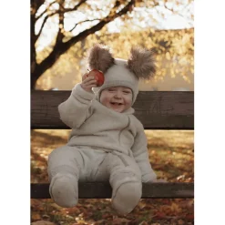 New Ulddragt - Melange Offwhite Køredragter|Ulddragter