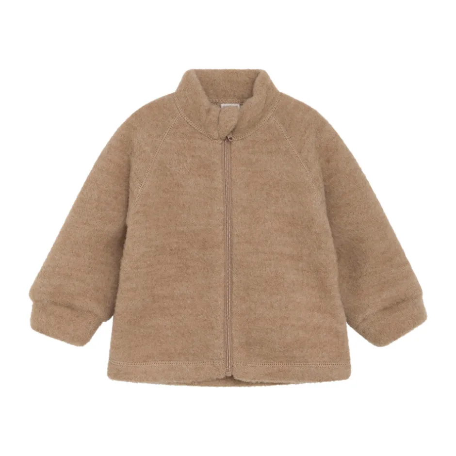 Online Uldjakke med lynlås - 2330 Uldoverdele|Cardigans, Veste & Trøjer