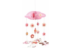 Discount Uro ''Bier og blomster'', lyserød Børn Uroer