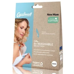 Clearance Vaskbar amme indlæg i bomuld hvid Ammeindlæg/Ammebrikker