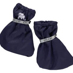 Outlet Vatterede PU futter med foer - mørkeblå Overtræksfutter