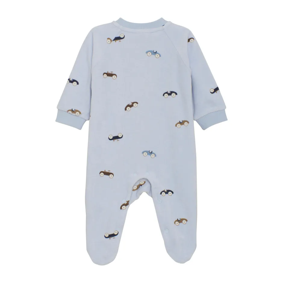 New Velour Romper - 7111 Heldragter M. Fod