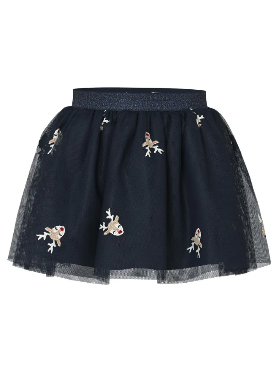 Hot Veross tyl nederdel - Navy blazer Nederdele|Juletøj