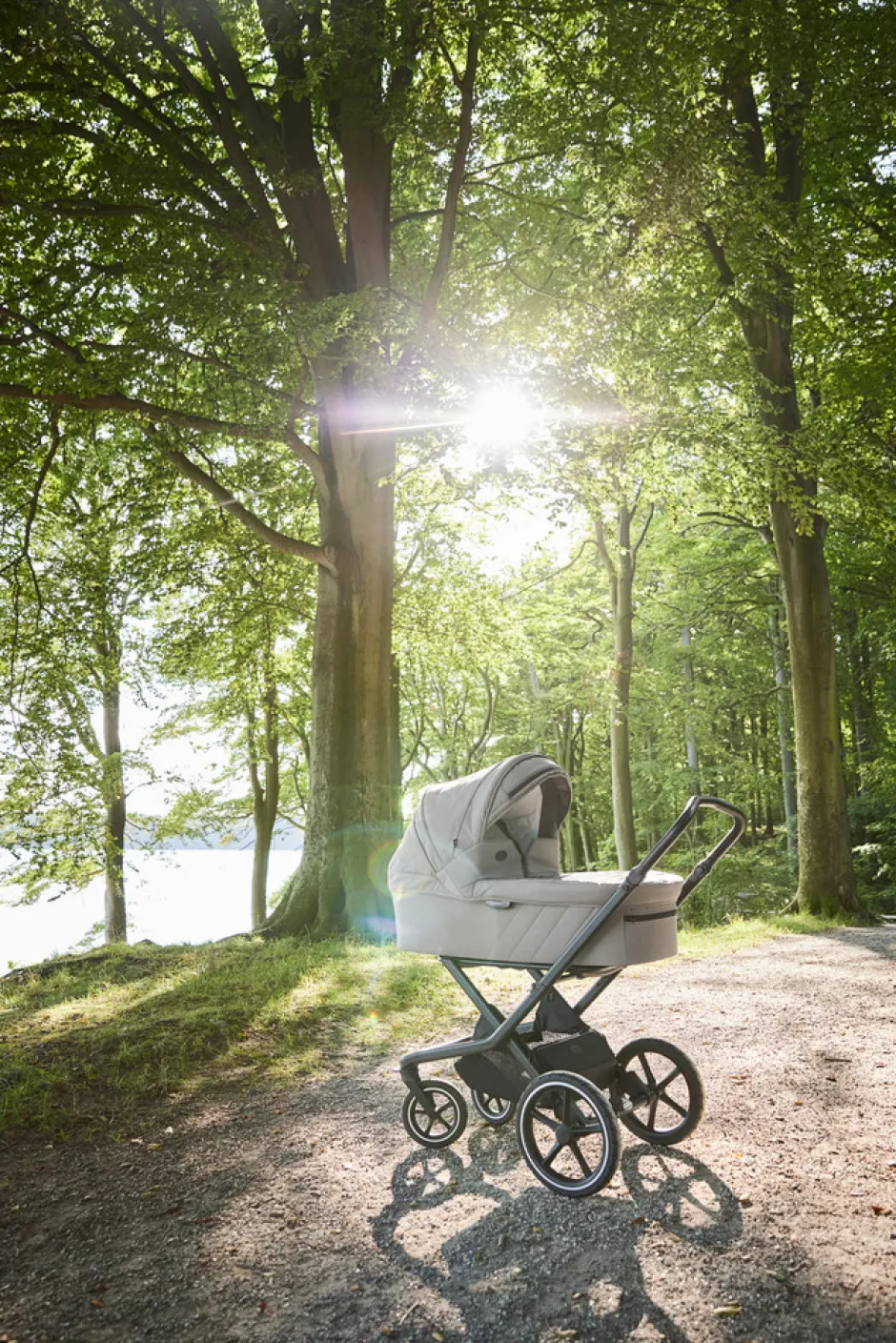 Outlet Vida - Linen Barnevogne Med Langt Liggemål
