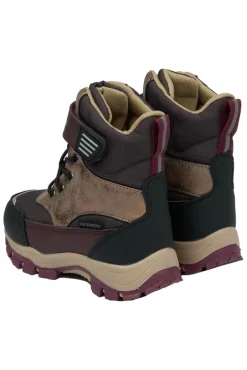 Outlet Vinterstøvle Tex Velcro - Raisin Vinterstøvler