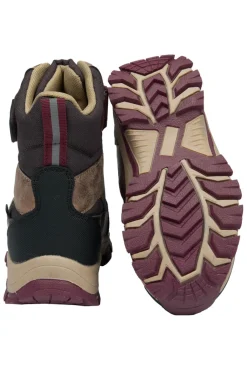 Outlet Vinterstøvle Tex Velcro - Raisin Vinterstøvler