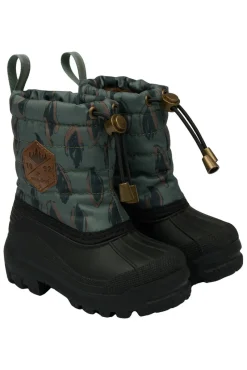 Hot Winter Boot Rubber AOP - Balsam green Vinterstøvler