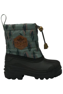 Hot Winter Boot Rubber AOP - Balsam green Vinterstøvler