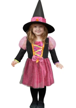 Outlet Witchy kostume - ROSA/SORT Kostumer|Udklædning