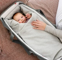 Outlet Wool Wrap - Misty Green Køreposer