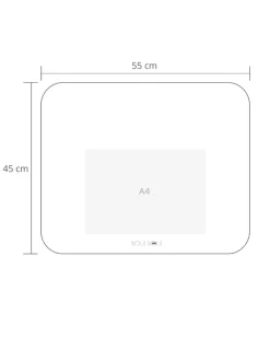 New XL Underlag - lille landsby lys grå Service