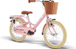 Youke Classic 16,Alu legecykel med kurv retro rose Løbecykler & Cykler