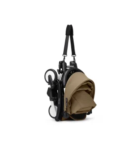 YOYO³ Klapvogn - toffee på hvidt stel Rejseklapvogne