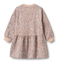 Clearance Zenia Sweat Kjole - Rose dust flowers Kjoler