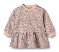 Hot Zenia Sweatkjole - Rose dust flowers Kjoler